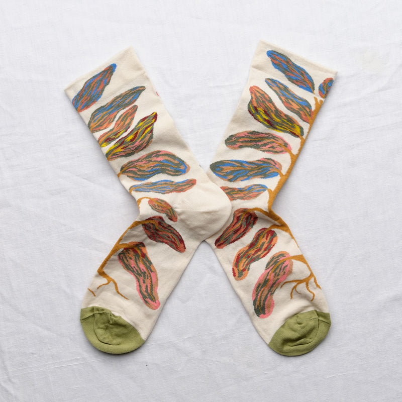 Natural Leaf Sock