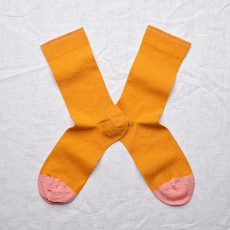 Plain Turmeric Socks
