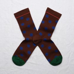 Socks Dot Blue