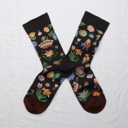 Socks Black Tapestry