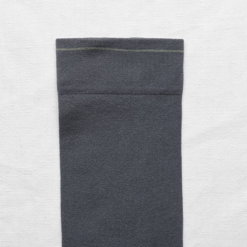 chaussettes - bonne maison -  Acier - Uni - femme - homme - mixte