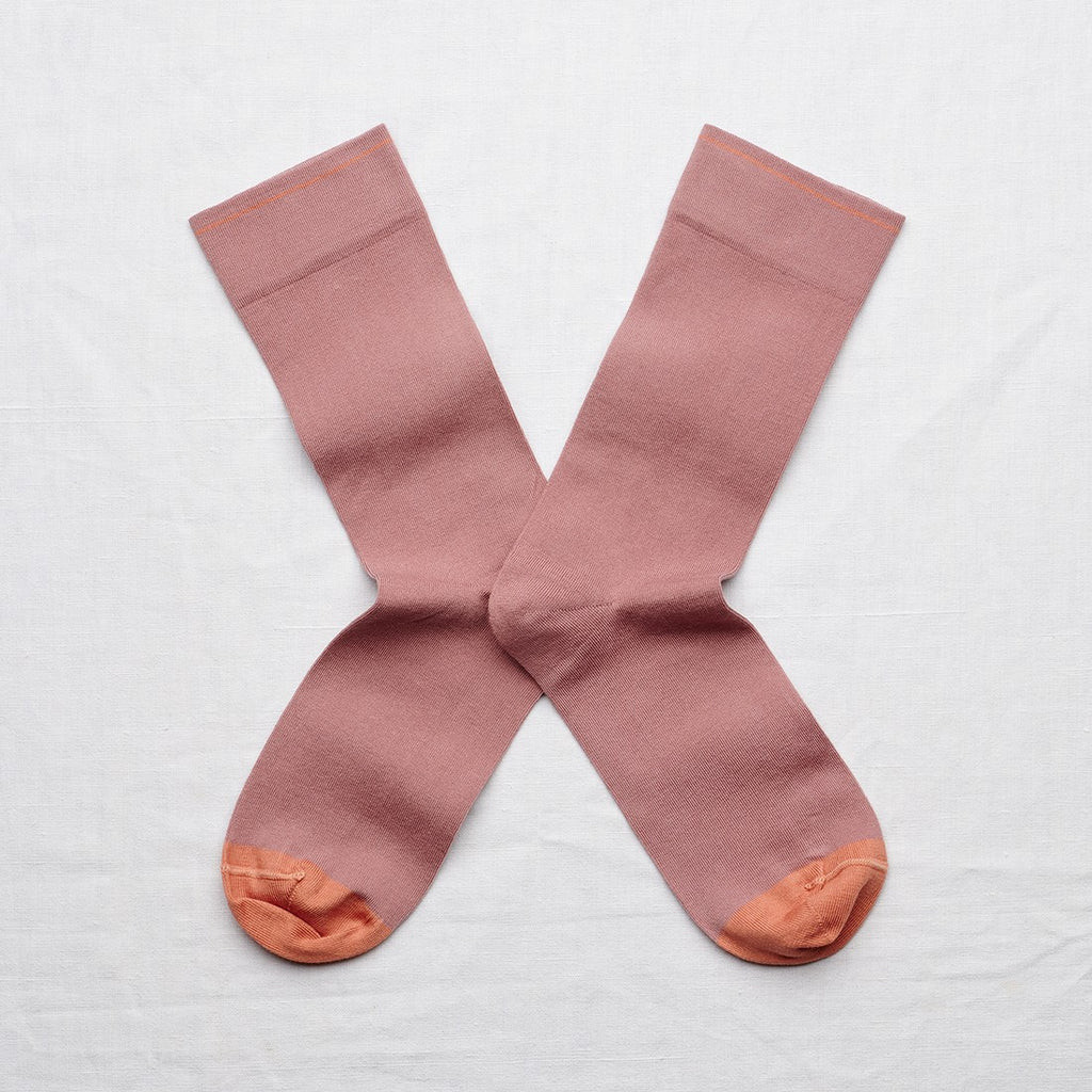 chaussettes - bonne maison -  Uni - Gris - femme - homme - mixte