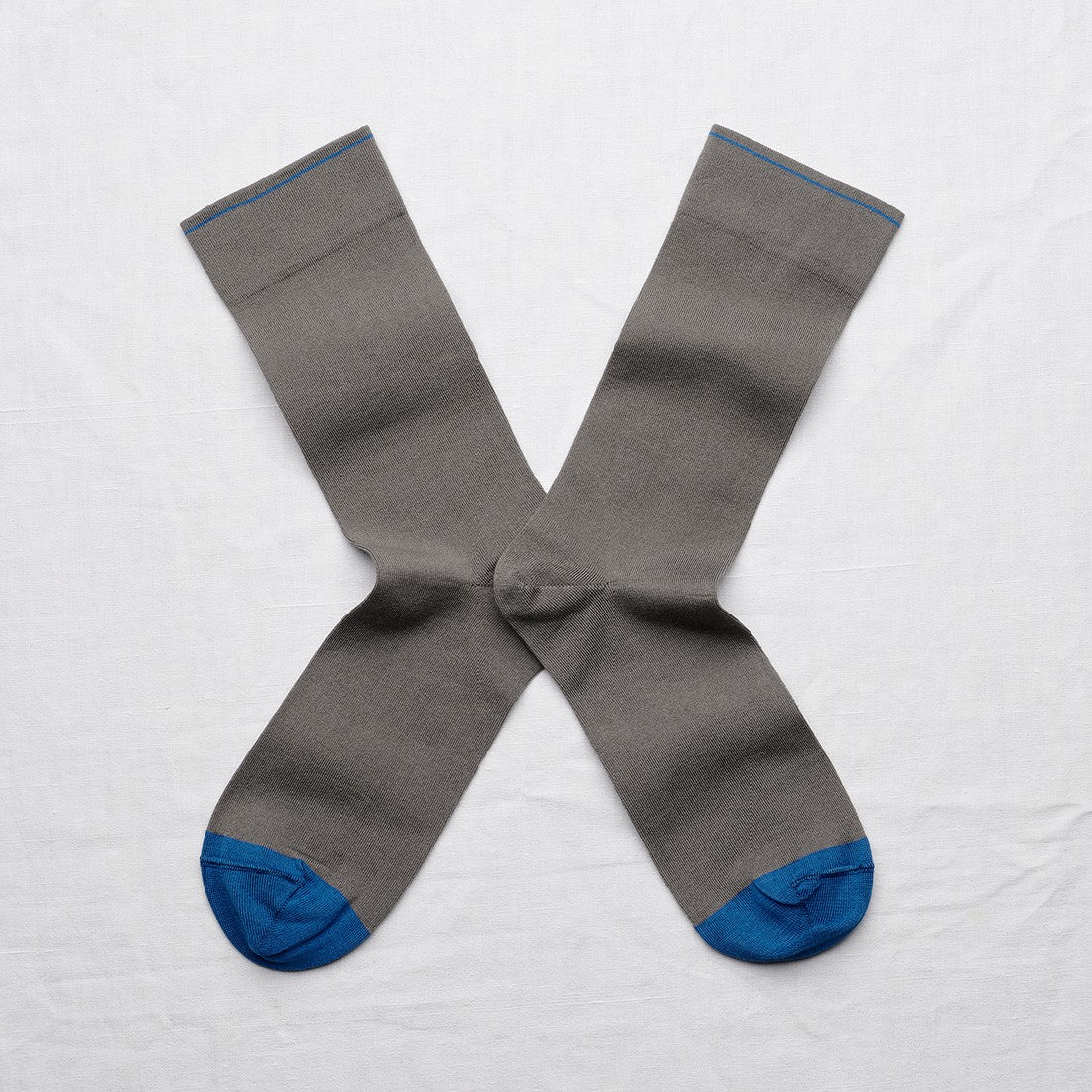 chaussettes - bonne maison -  Uni - Gris - femme - homme - mixte