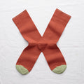 chaussettes - bonne maison -  Uni - Rouge - femme - homme - mixte