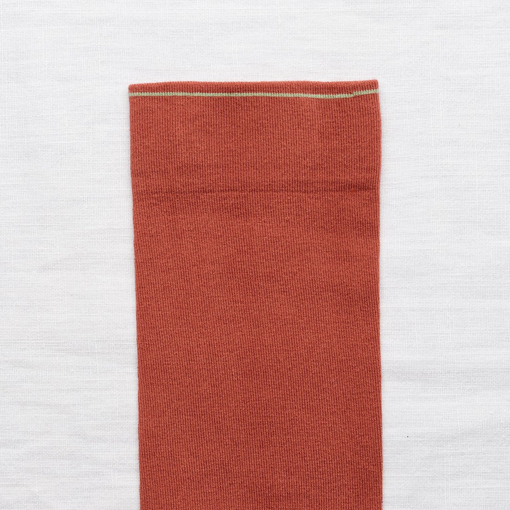 chaussettes - bonne maison -  Uni - Rouge - femme - homme - mixte