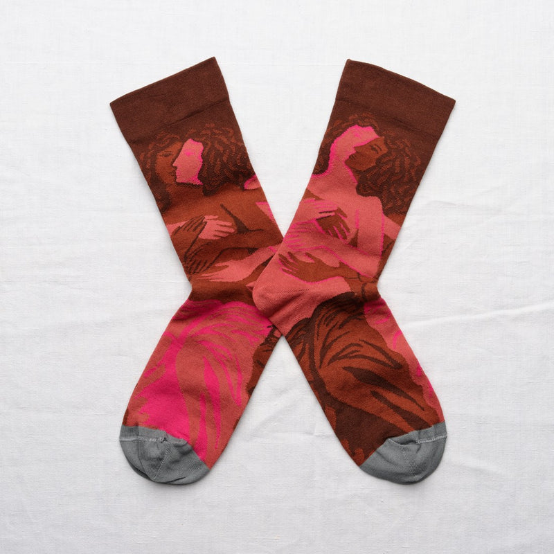 Chaussette Couple Châtaigne