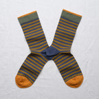 Chaussette Rayure Denim - Bonne Maison