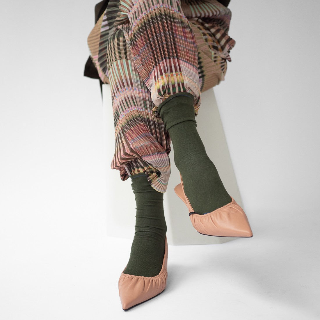 Chaussettes Kaki