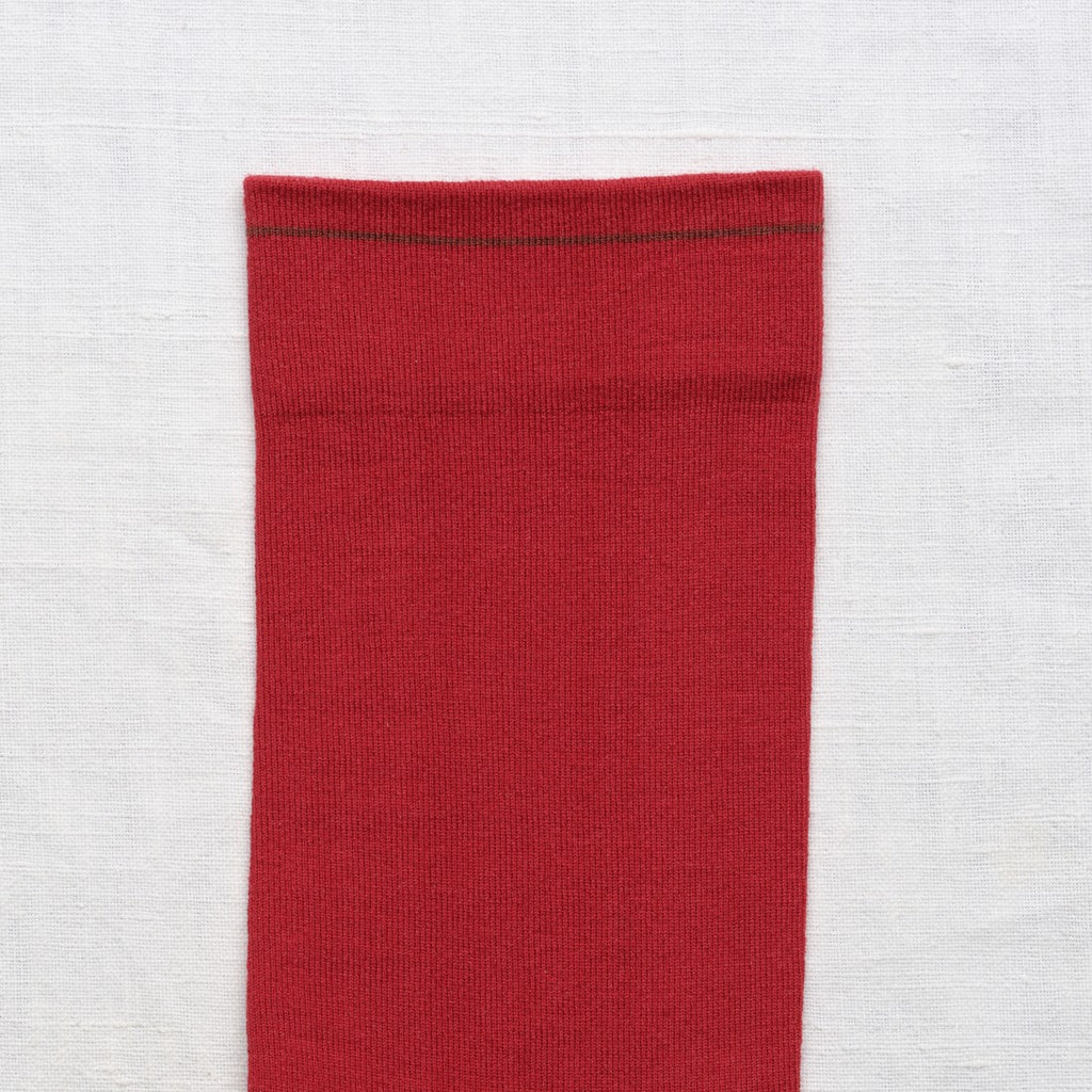 Chaussette Uni Incarnat