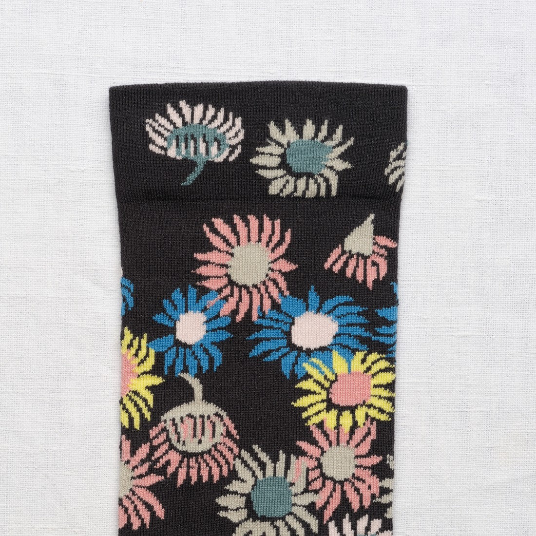 Chaussette Tournesol Ardoise