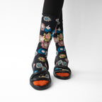Chaussette Tournesol Ardoise