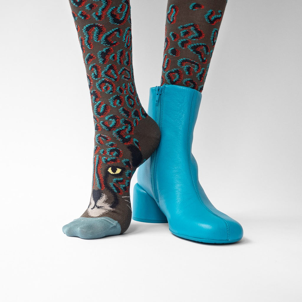 Mi-Bas Léopard Kaki