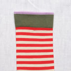 Chaussettes Rayures rouges