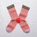 Chaussettes Rayures rouges