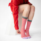 Chaussettes Rayures rouges