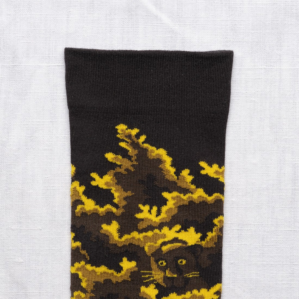 Panther Foliage Socks