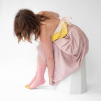 Chaussettes Unies Rose Pêche