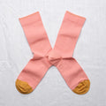 Chaussettes Unies Rose Pêche