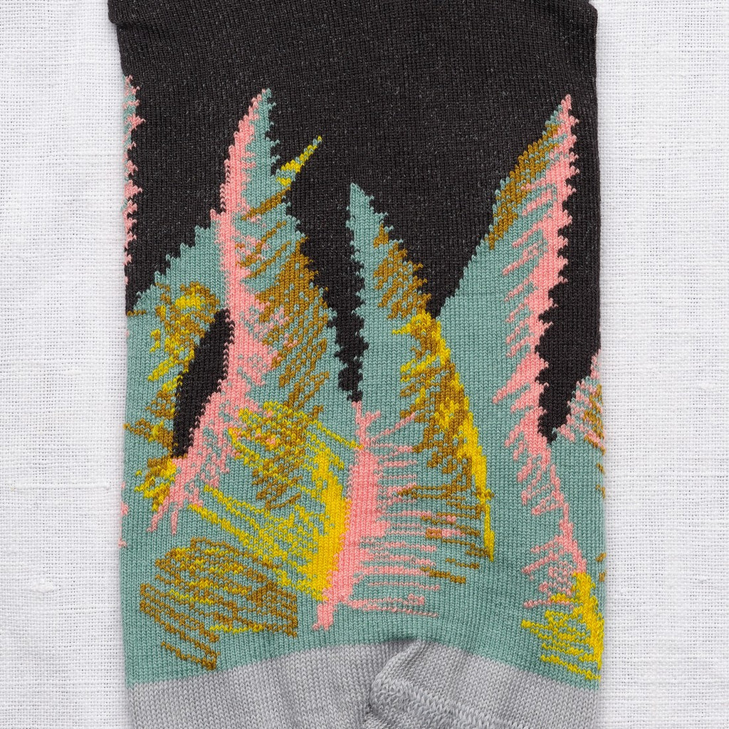 Aloe Short Socks Black Faux