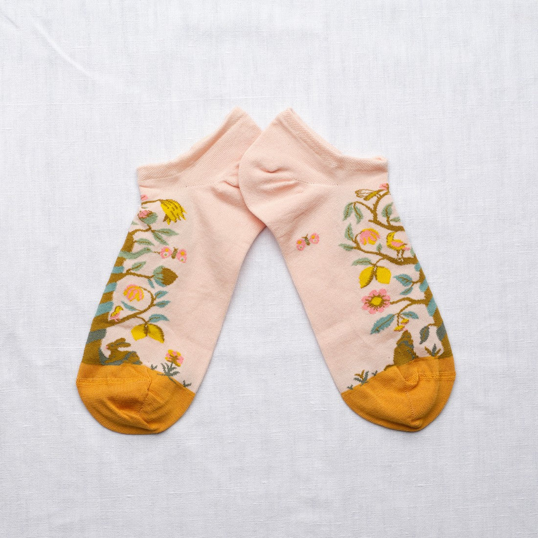Socquettes arbre rose
femme été