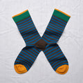 Chaussettes Rayures Terre d'Ombre