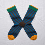 Chaussettes Rayures Terre d'Ombre
