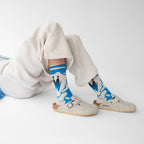 Light Grey Ice Floe Socks