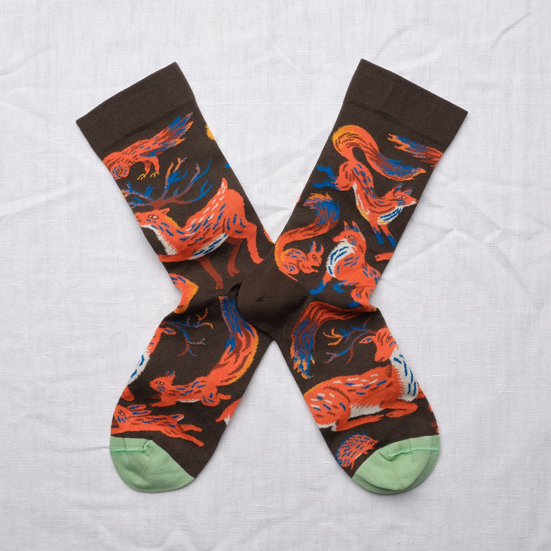 Earthy Animal Socks