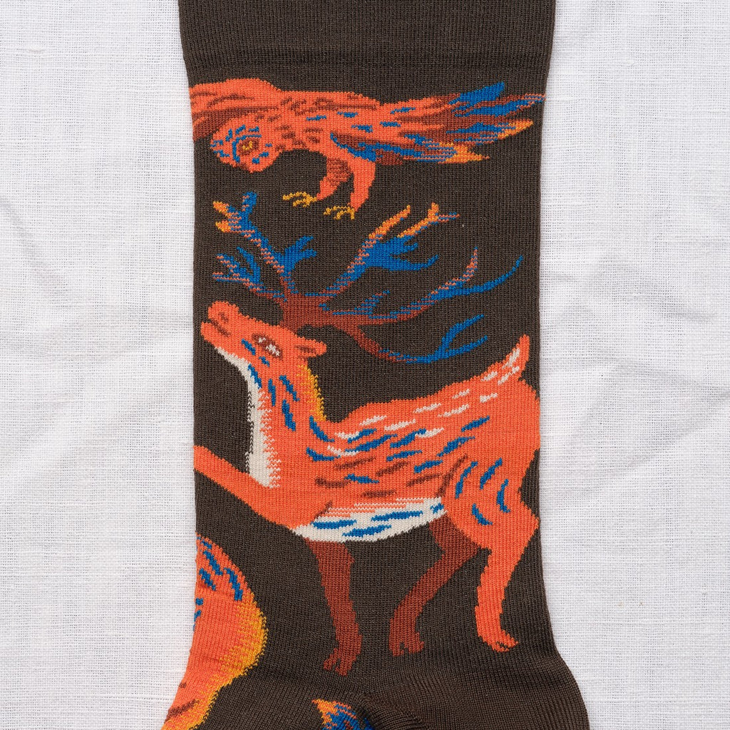 Earthy Animal Socks
