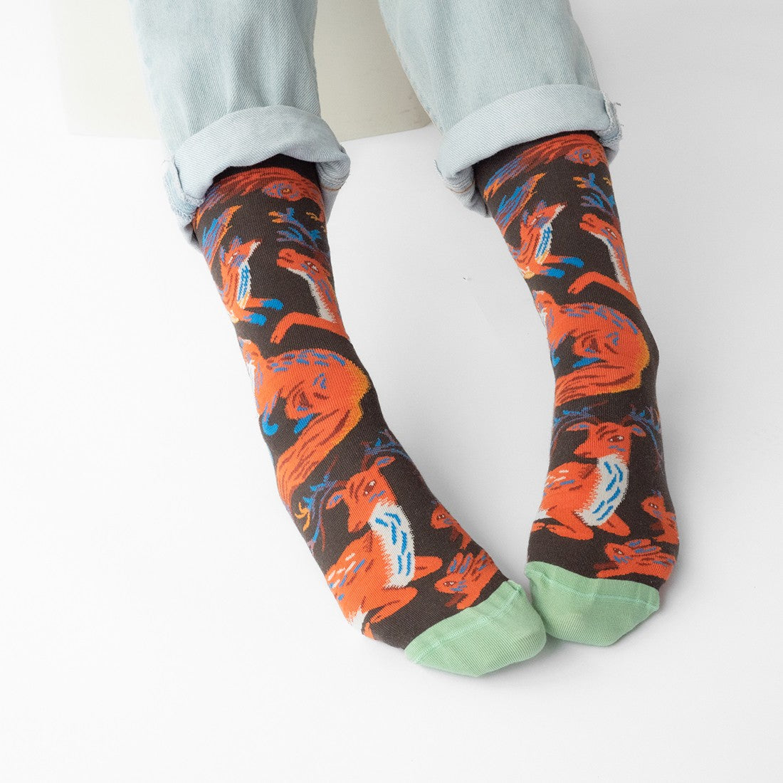 Earthy Animal Socks