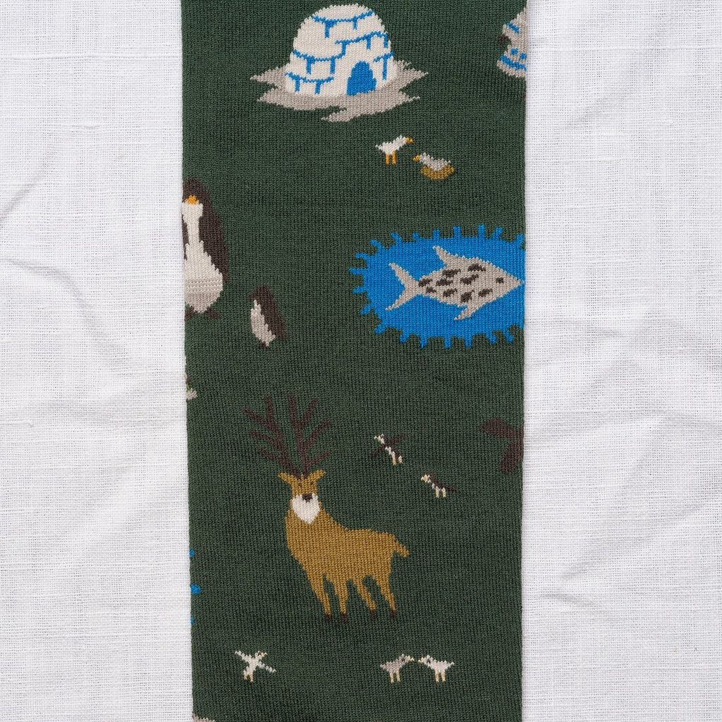 Inuit Knee-Highs - Forest
