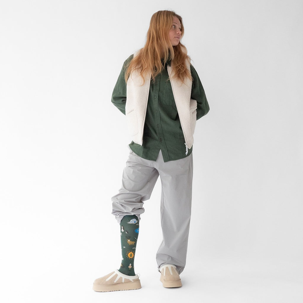 Inuit Knee-Highs - Forest