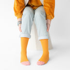 Chaussettes Unies Curcuma