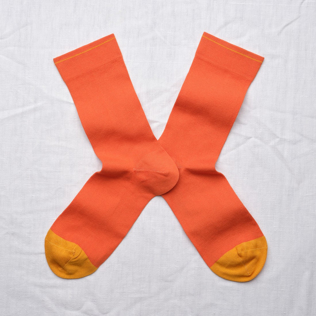 Chaussettes Unies Orange
