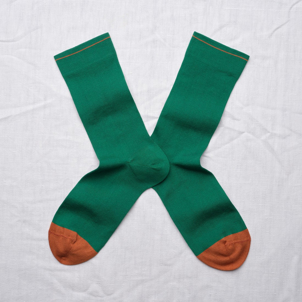 Chaussettes Unies Emeraude