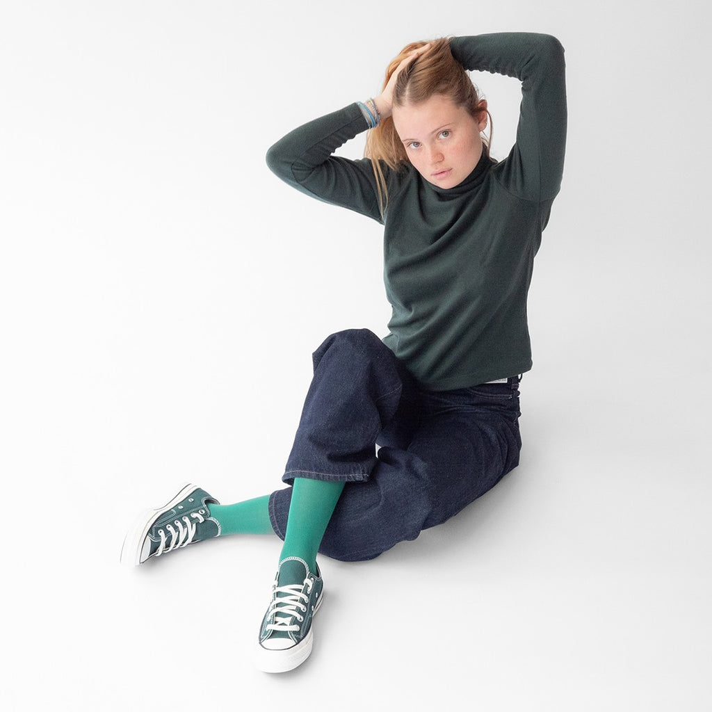 Chaussettes Unies Emeraude