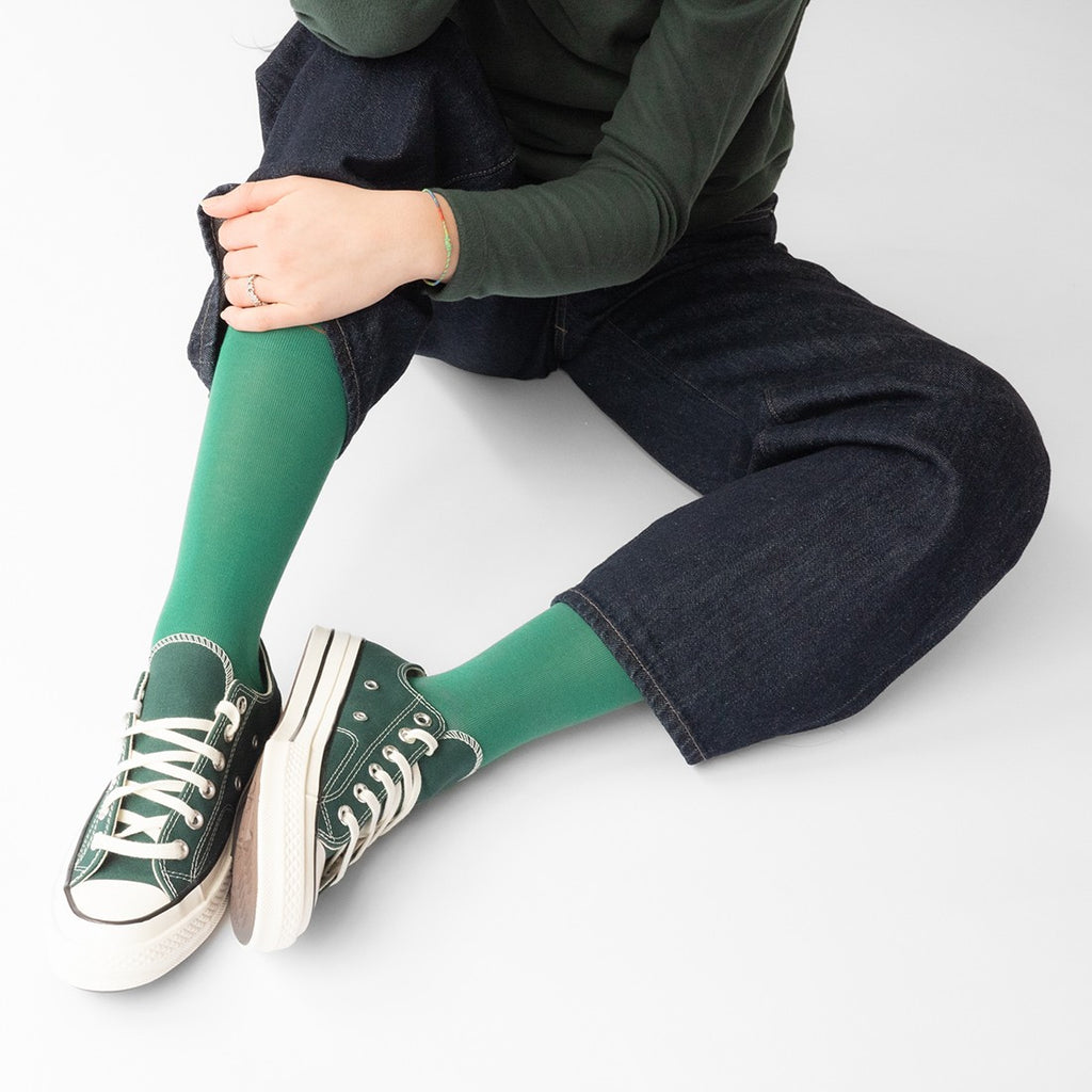 Chaussettes Unies Emeraude