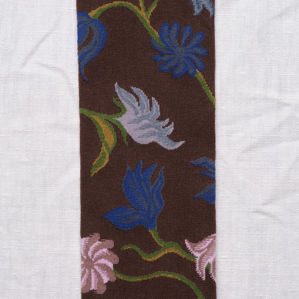 Mi-Bas Fleurs Chataigne