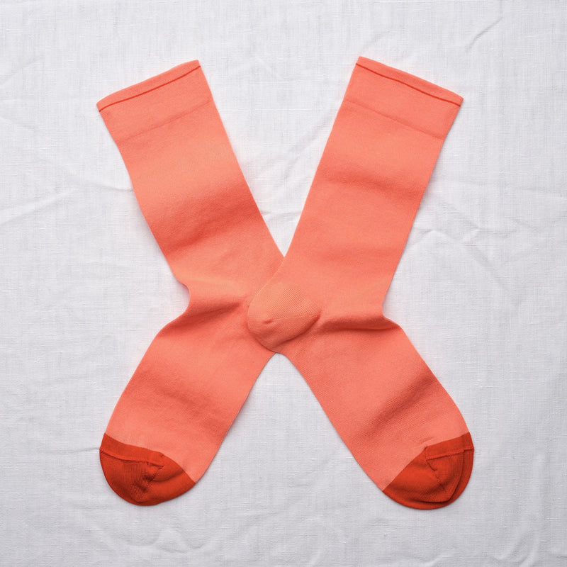Chaussette Uni Capucine
