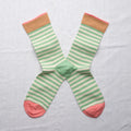 Chaussettes Rayures Lichen