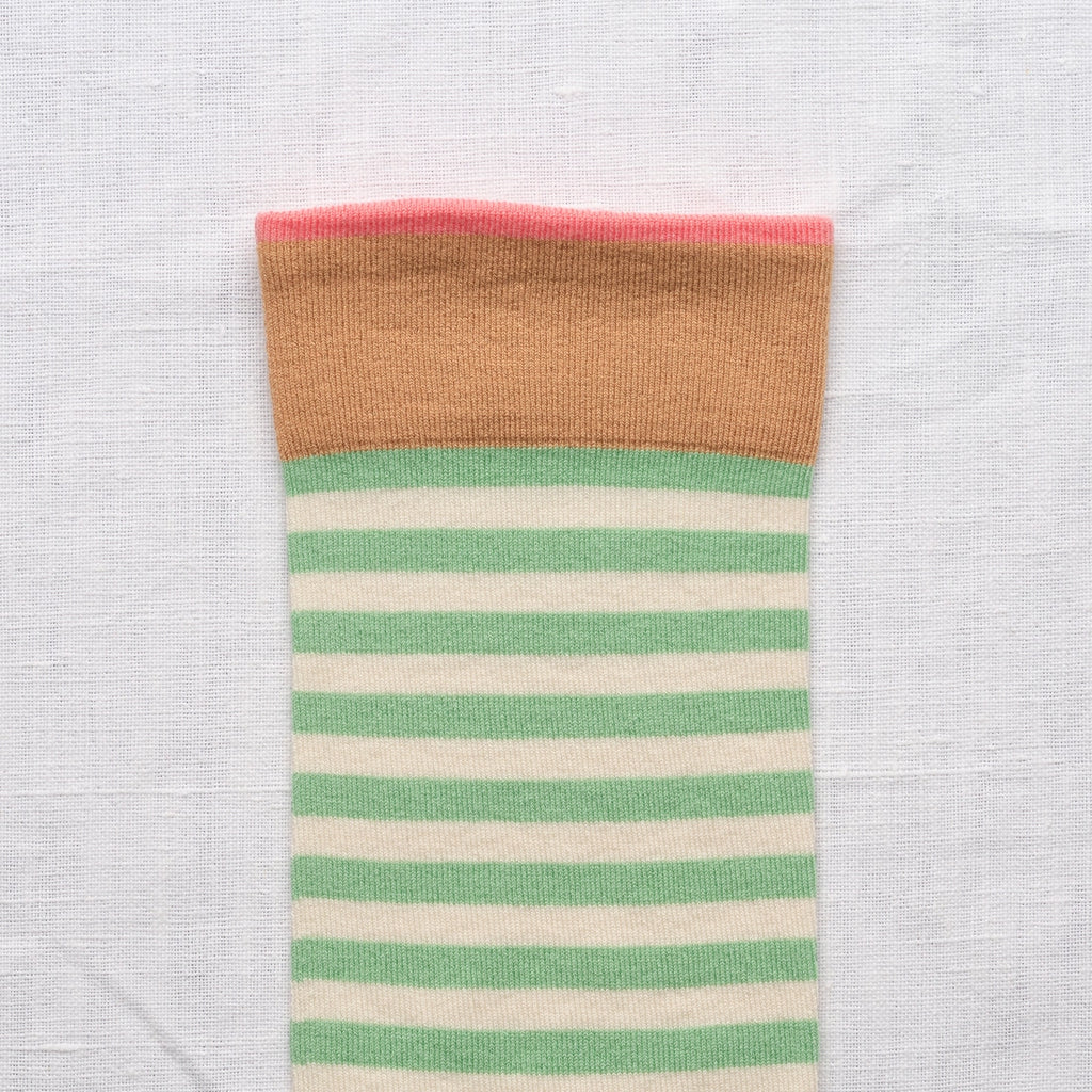 Chaussettes Rayures Lichen