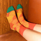 Chaussettes Agrumes Vermillon